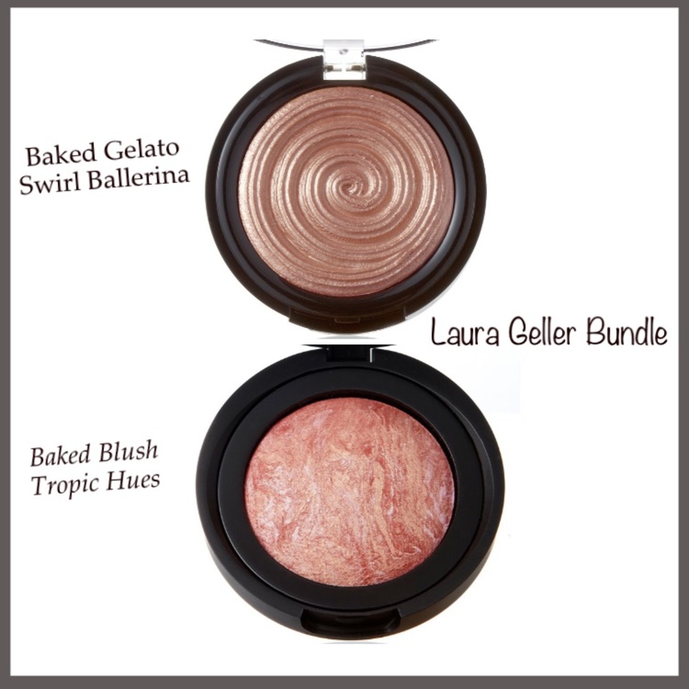 Laura Geller Baked Blush highlight bundle